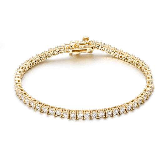 Gold Tennis Bracelet
