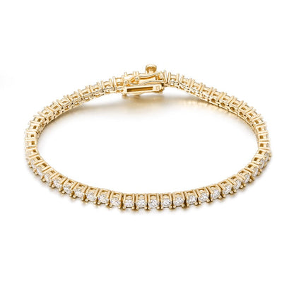Gold Tennis Bracelet
